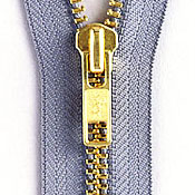 YKK® #2 Excella Antique Silver Zipper - Closed Bottom