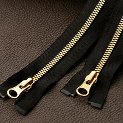 YKK® #2 Excella Antique Silver Zipper - Closed Bottom