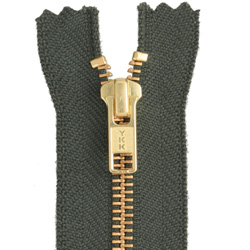 YKK® VF Brass Zipper - #5