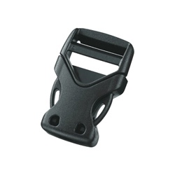 YKK Heavy Duty Flat Side Release Plastic Buckles - 1 1/2 - Black