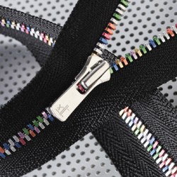 YKK® 4 Nickel Metal Zipper YKK #5 Closed Bottom - Color 580 Black (1  Zippers/Pack)