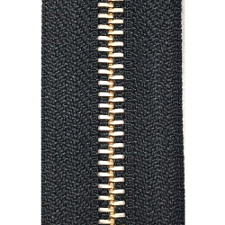 5 YKK Metal Zipper Closed End Brass Finish- 57 Colors - 17 Lengths