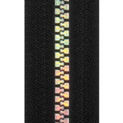 31 inch Vislon Sport Zipper ~ YKK #5 Molded Plastic ~ Separating - 580 Black (1 Zipper/pack)